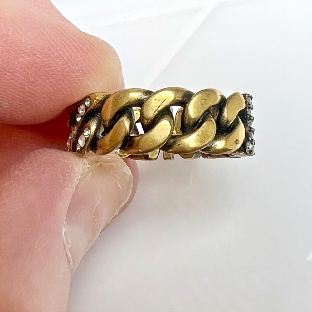 Dior J’Adior Gold and Crystal Ring - Picture 6 of 9